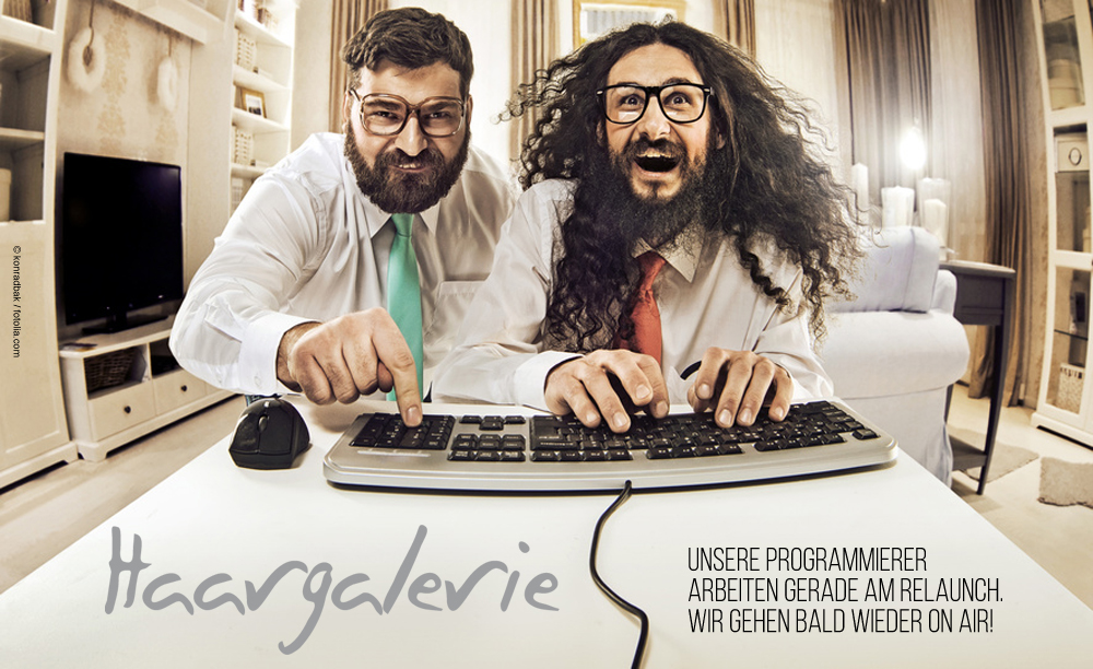 Haargalerie - Relaunch Vorschau